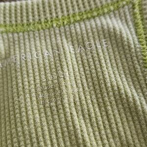 American Eagle Outfitters Light Green And Gray Tank Tops (Pair)